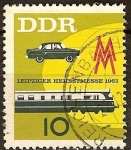 Sellos de Europa - Alemania -  Feria de Otoño Leipzig 1963 (DDR)