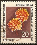 Stamps Germany -  Exposición Internacional de horticultura 1961(DDR)