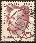 Sellos de Europa - Alemania -  Wladimir Iljitsch Lenin 1870-1924 (DDR).