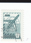 Stamps : Europe : Russia :  aeronautica