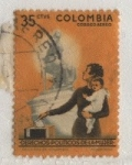 Sellos de America - Colombia -  derechos politicos de la mujer