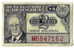 Sellos de America - Colombia -  TIMBRE NACIONAL