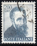 Stamps Italy -  Miguel Angel	