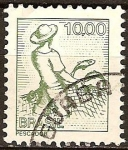 Stamps America - Brazil -  Pescador.