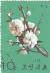 Sellos de Asia - Corea del norte -  flores