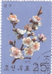 Stamps North Korea -  flores