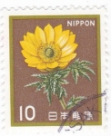 Sellos de Asia - Jap�n -  flores