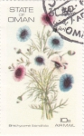 Stamps Oman -  flores