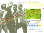 Stamps Spain -  2006 LA MAR DE SELLOS MALAGA EXPOSICION MUNDIAL DE FILATELIA LA MÚSICA EL CANTO DEL LOCO