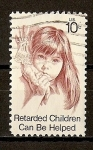 Stamps : America : United_States :  Ayuda a los niños discapacitados.