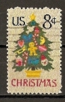 Stamps United States -  Navidad73