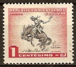 Sellos de America - Uruguay -  La doma