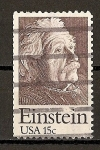 Stamps United States -  Centenario del nacimiento de Albert Einstein. (1879-1955)