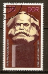 Stamps Germany -  MONUMENTO  KARL  MARX