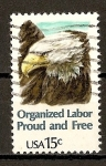 Stamps United States -  Dia del Trabajo.