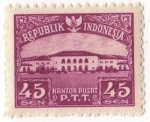 Stamps Indonesia -  Kantor Pusat  P.T.T.