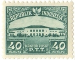 Stamps Indonesia -  Kantor Pusat  P.T.T.