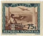 Sellos de Asia - Indonesia -  Merdeka Djokjakarta 6 Djuli 1949