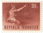 Stamps Indonesia -  Telefonista