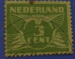 Stamps : Europe : Netherlands :  1941 Flying dove HOLANDA