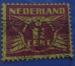 Stamps Netherlands -  Flying dove 1941 HOLANDA