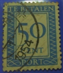 Stamps Europe - Netherlands -  1947 TE BETALEN 50CENT.HOLANDA