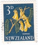 Stamps New Zealand -  flores