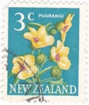 Stamps New Zealand -  flores