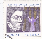 Sellos de Europa - Polonia -  A.Mickiewicz .Dziady
