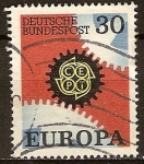 Stamps Germany -  EUROPA-Engranajes con la CEPT