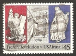 Sellos de America - Estados Unidos -  114 - II centº de la revolución francesa
