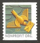 Stamps United States -  95 - Paloma mensajera con un sobre en el pico