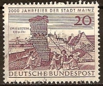Stamps Germany -  2000 años de la celebración de la ciudad de Maguncia