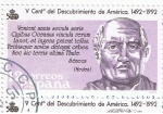 Stamps Spain -  Edifil  2861   V Cent. del Descubrimiento de América.  