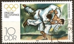 Stamps Germany -  XIII-Juegos Olimpicos de Moscú 1980,Judo (DDR).