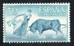 Stamps Spain -  1267- FIESTA NACIONAL : TAUROMAQUIA. QUITE DE FRENTE.