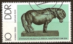 Sellos de Europa - Alemania -  Museos Estatales de Berlín, esculturas en bronce: Shetland Pony - por Henry Drake (DDR)