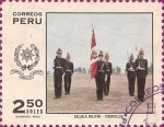Stamps Peru -  Escuela de Oficiales. Escuela Militar - Chorrillos