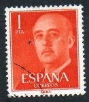 Stamps : Europe : Spain :  1290- GENERAL FRANCO.