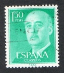 Stamps Spain -  1155- GENERAL FRANCO.