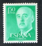 Stamps Spain -  1155- GENERAL FRANCO.