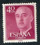 Stamps : Europe : Spain :  1148- GENERAL FRANCO.