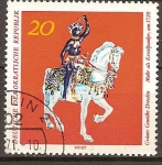 Stamps Germany -  Bóveda verde Dresde.Negro timbalero,sobre el año 1720(DDR)