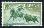 Stamps Spain -  1264-  FIESTA NACIONAL : TAUROMAQUIA. TOREO A CABALLO.