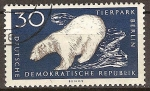 Stamps Germany -  Parque zoológico de Berlin, (DDR)
