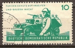 Stamps Germany -  Para la Proteccion de los trabajadores y agricultores(DDR)