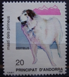 Stamps : Europe : Andorra :  mastí dels Pirineus