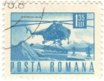 Sellos de Europa - Rumania -  Helicoptero