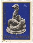 Stamps Romania -  Sarpele Glykon