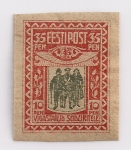 Stamps Estonia -  soldados caidos